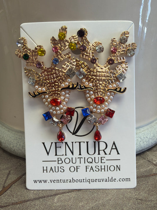 Miss Reign deer Sparkle Earrings