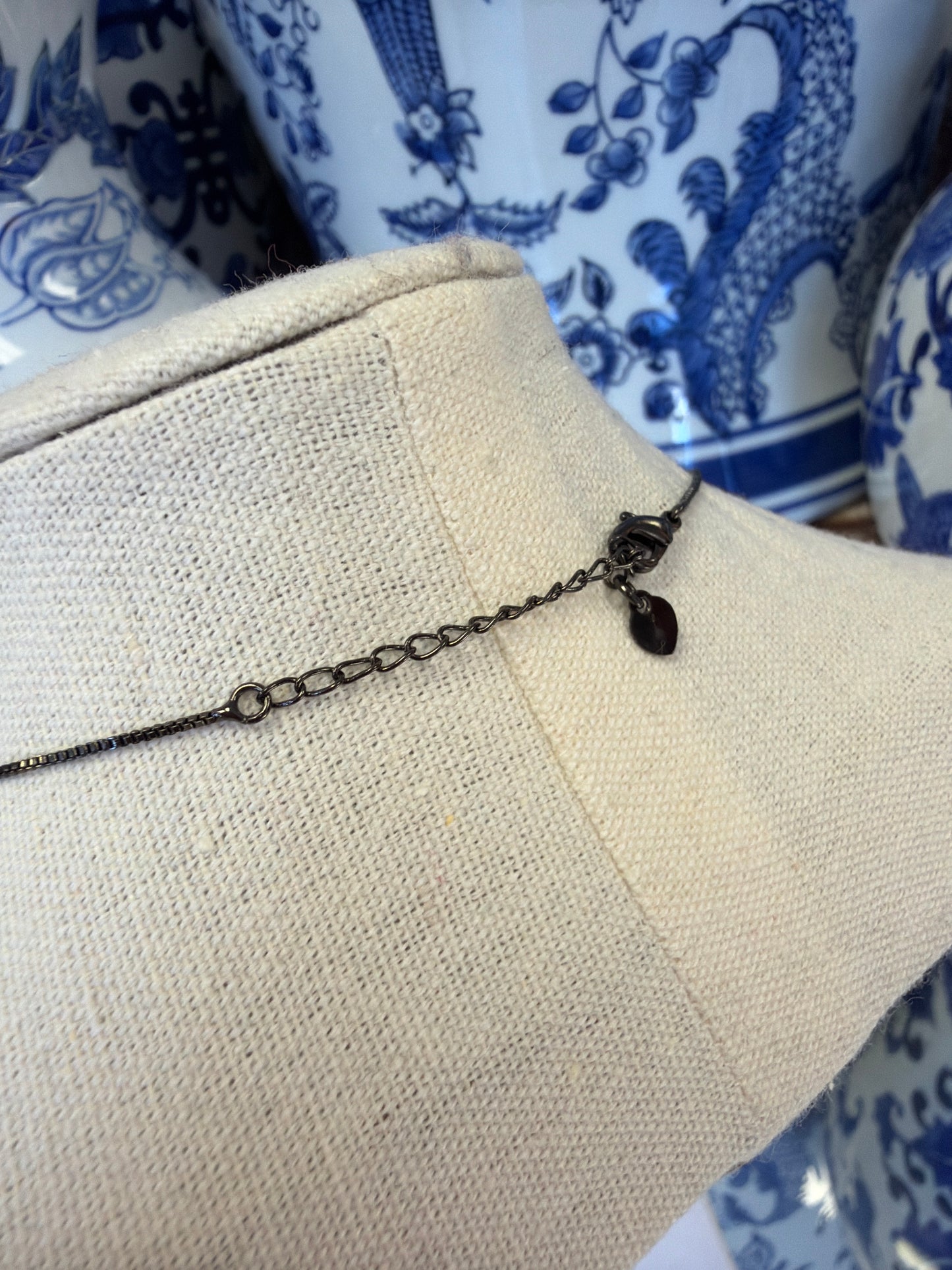 Sacred Heart Crystal Necklace