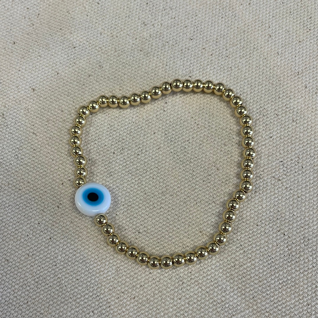 Evil Eye Beaded Bracelet