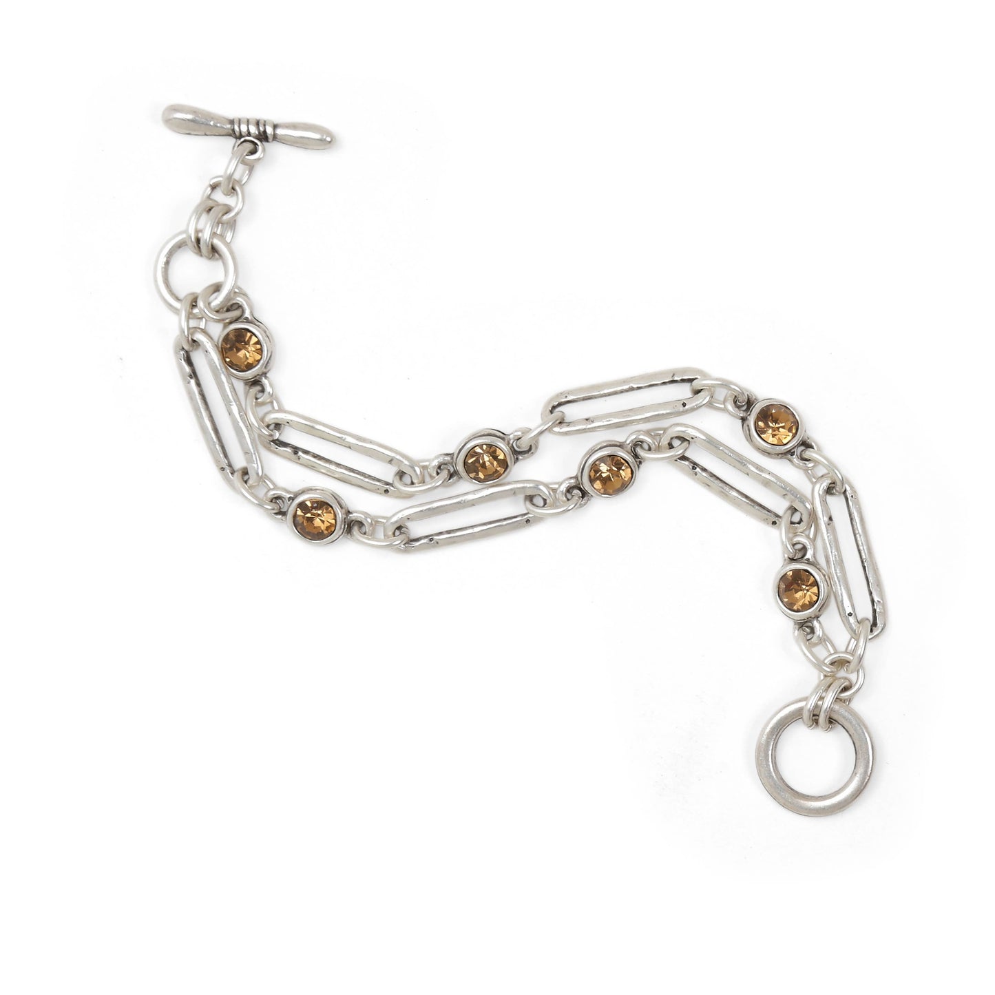 Handmade Pewter Bracelet - 2820