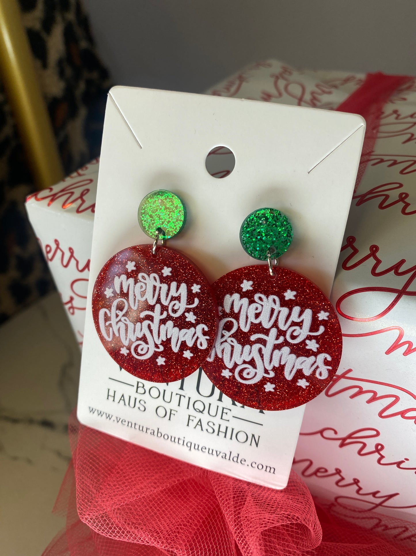 Christmas Fashion Post Earrings