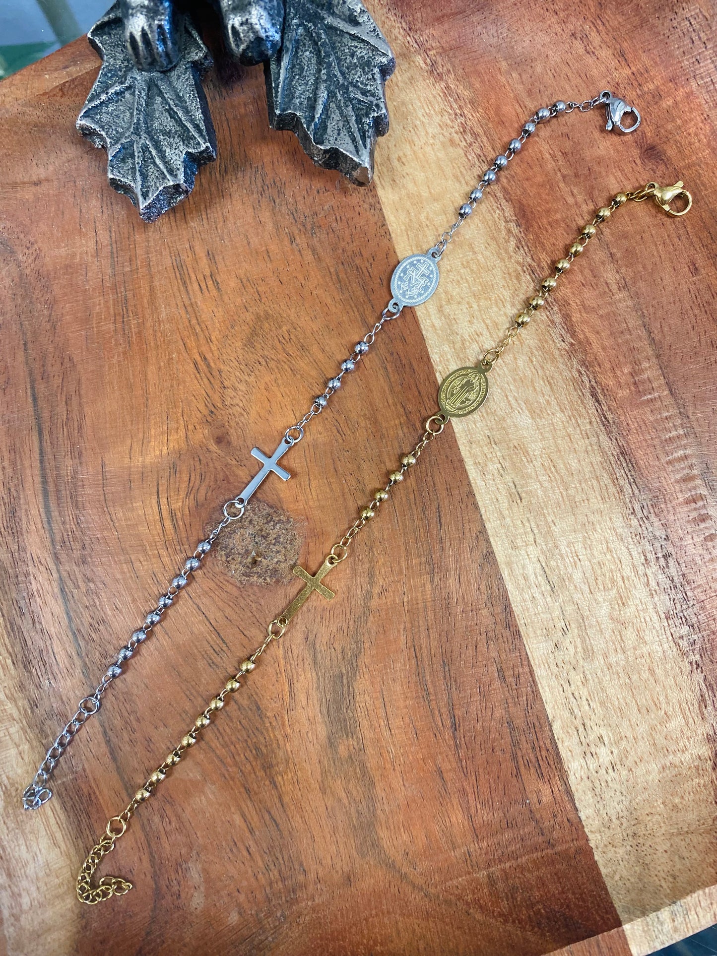 Religious Cross Beaded Bracelet