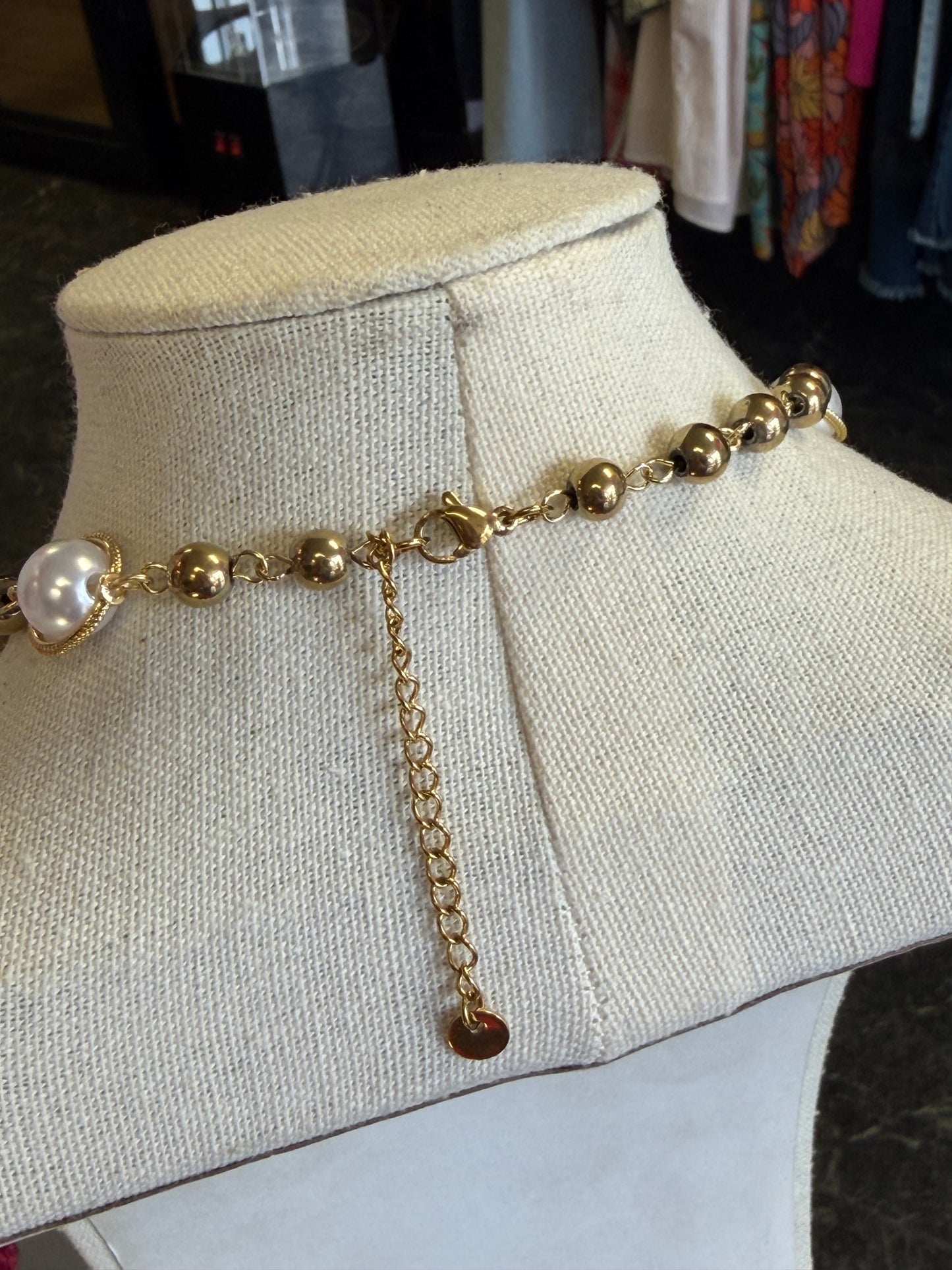 Stainless Gold Plated Cross Necklace