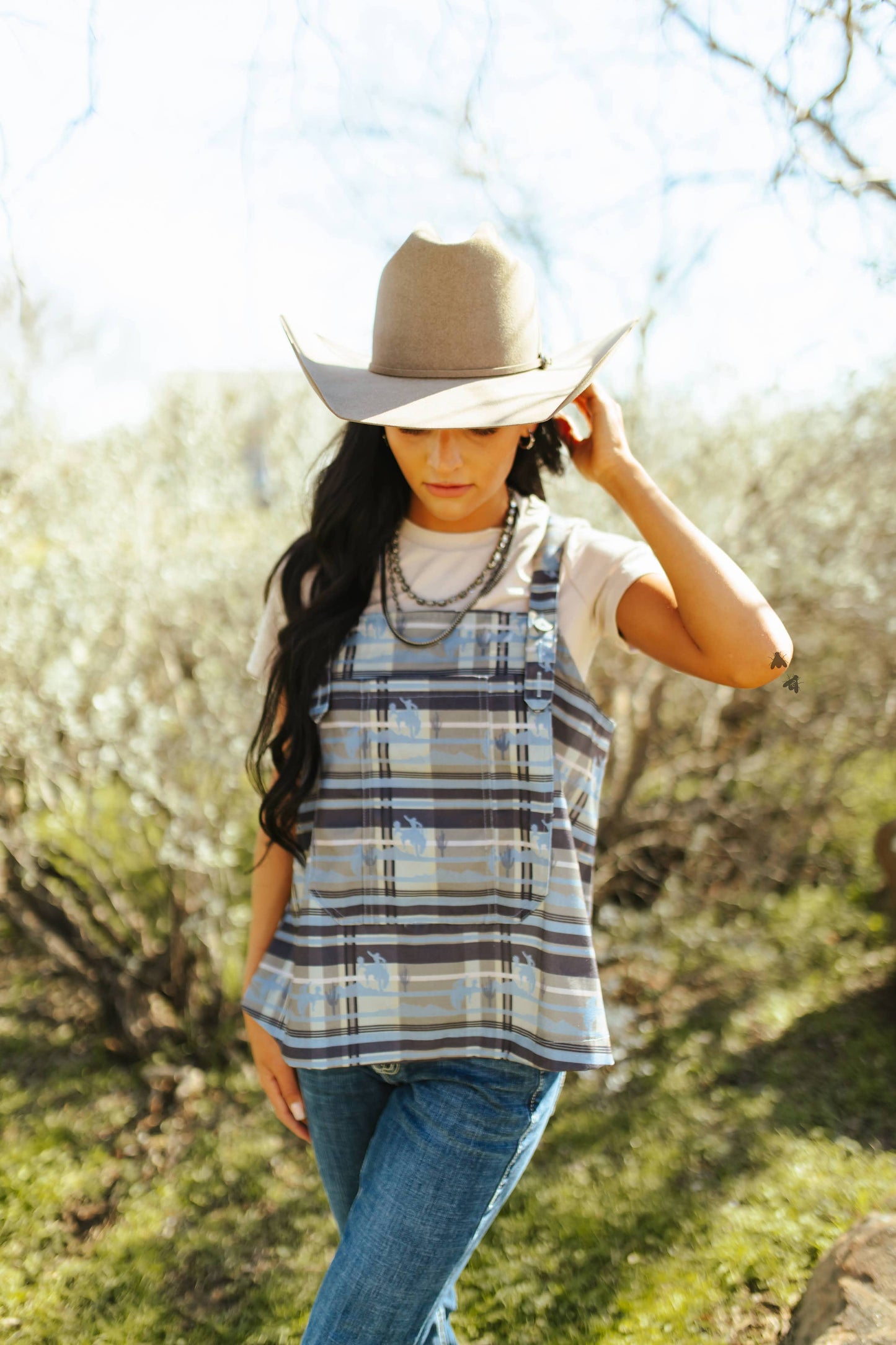 BUCKIN BIBS *PLAID: L/XL