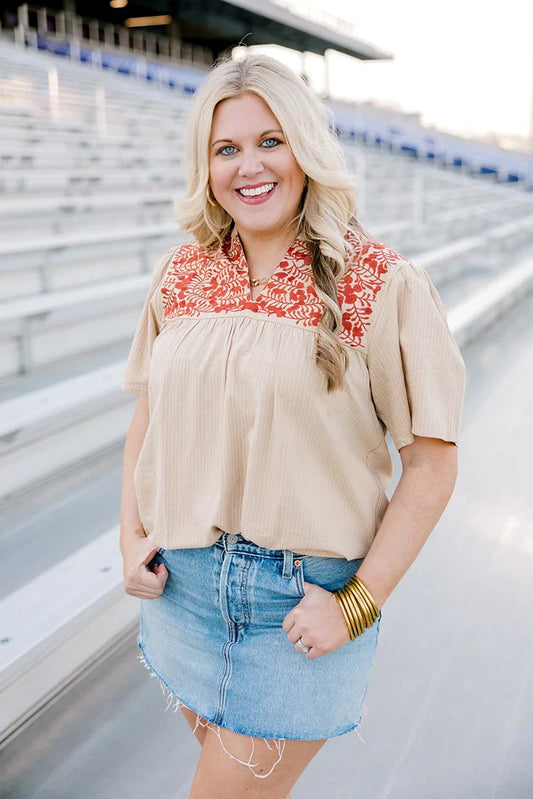 Havanah Top - Burnt Orange