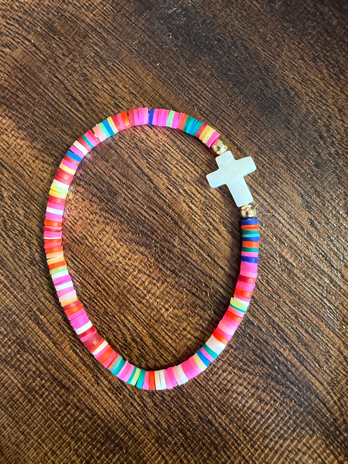 Crystal Cross Stretchy Bracelets