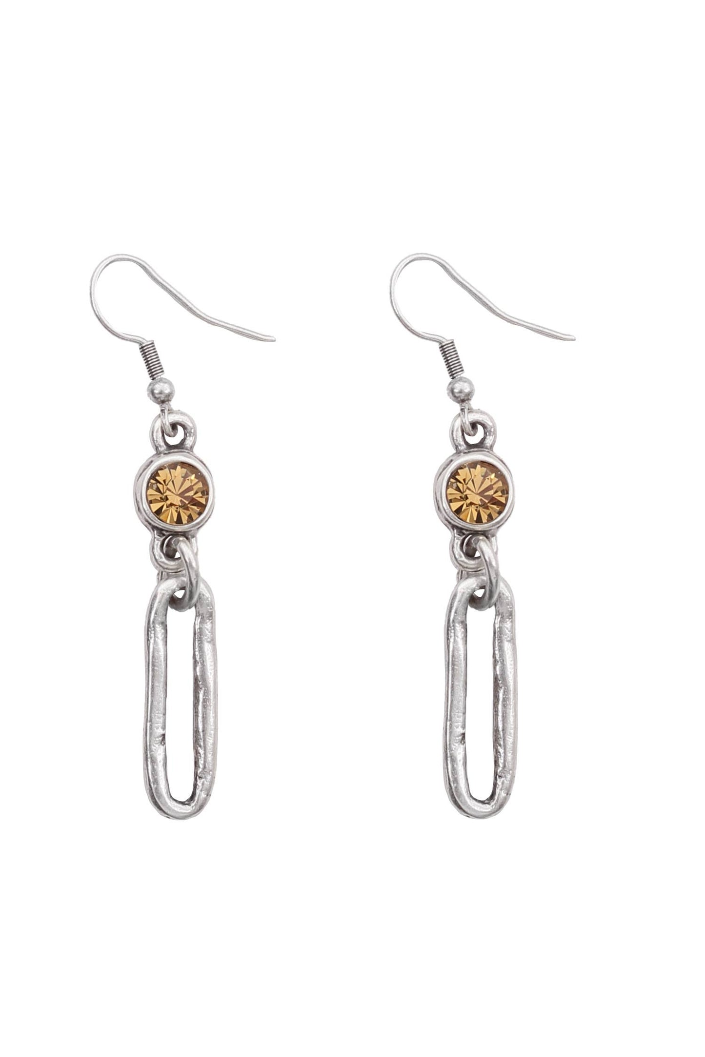 Handmade Pewter Earrings - 1821
