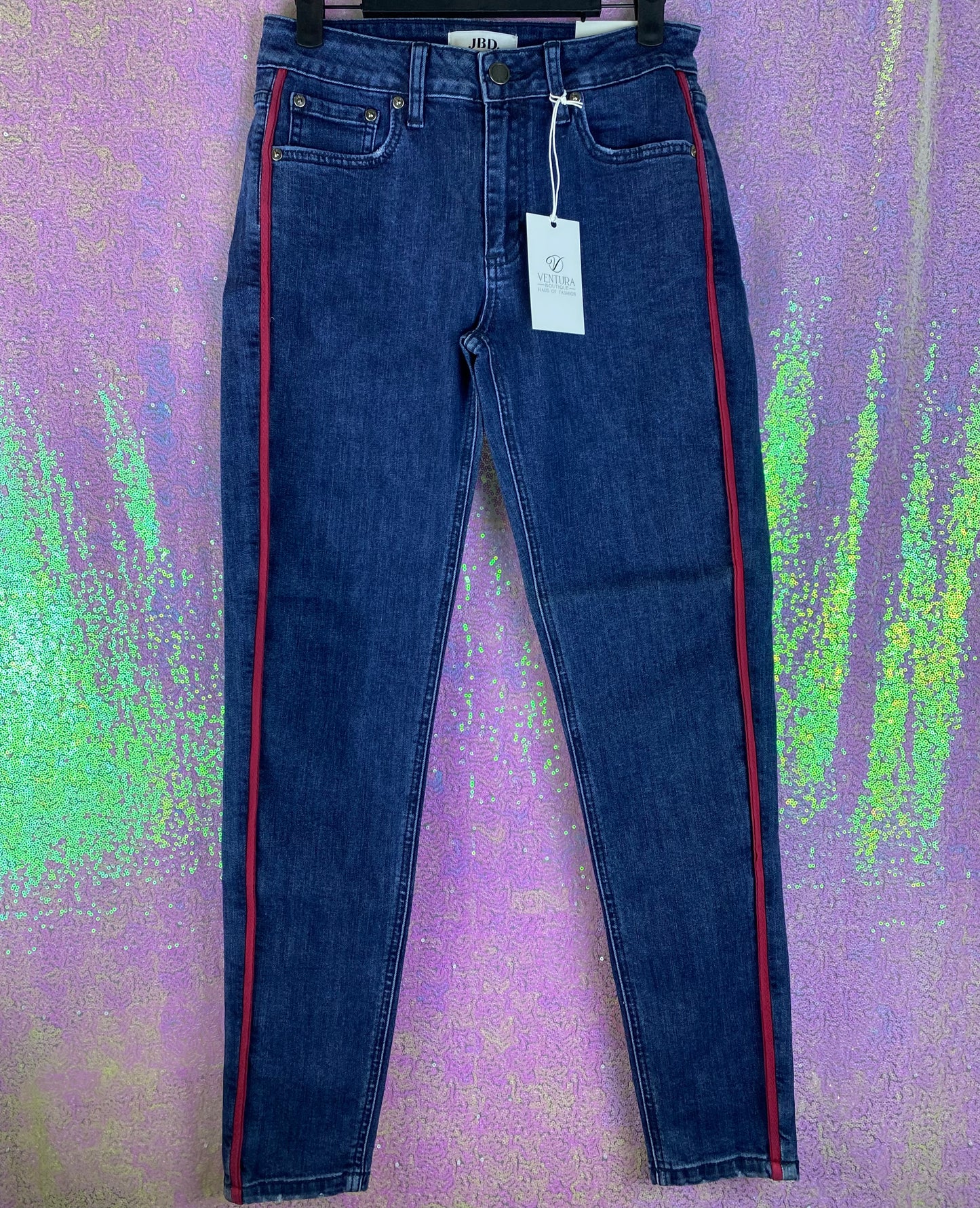 JBD Red Stripe Jeans