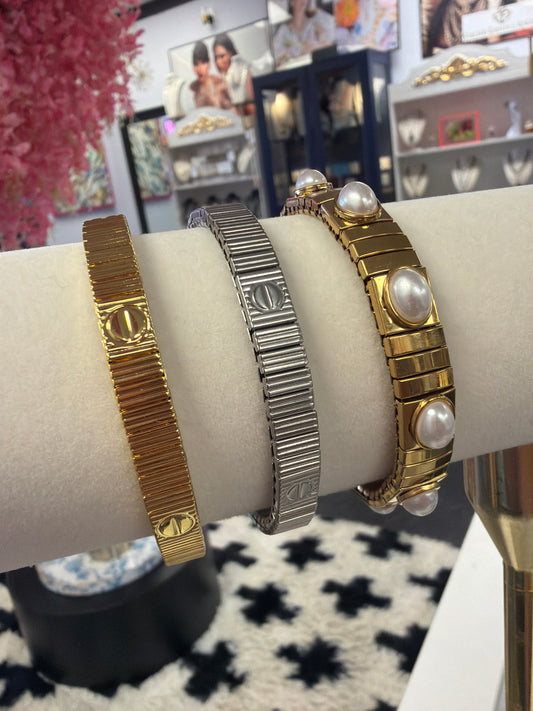 Stretchy Stainless Steel Bracelets