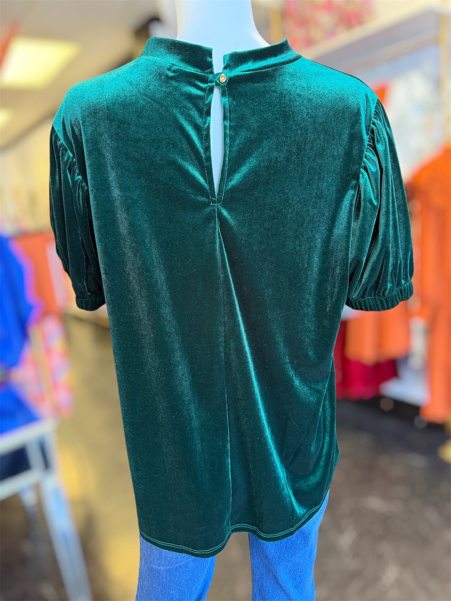 Velvet Emerald City Top (Curvy)