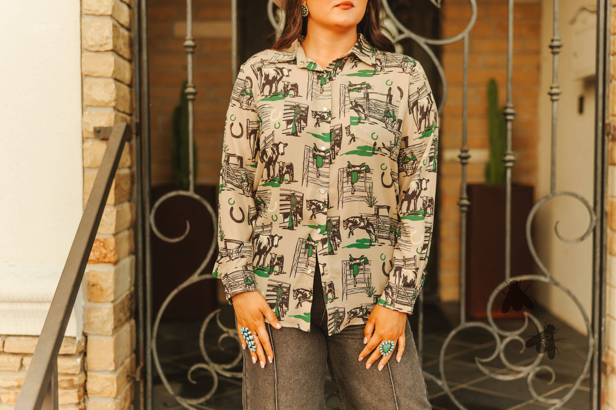 GREENER PASTURES TOP: L