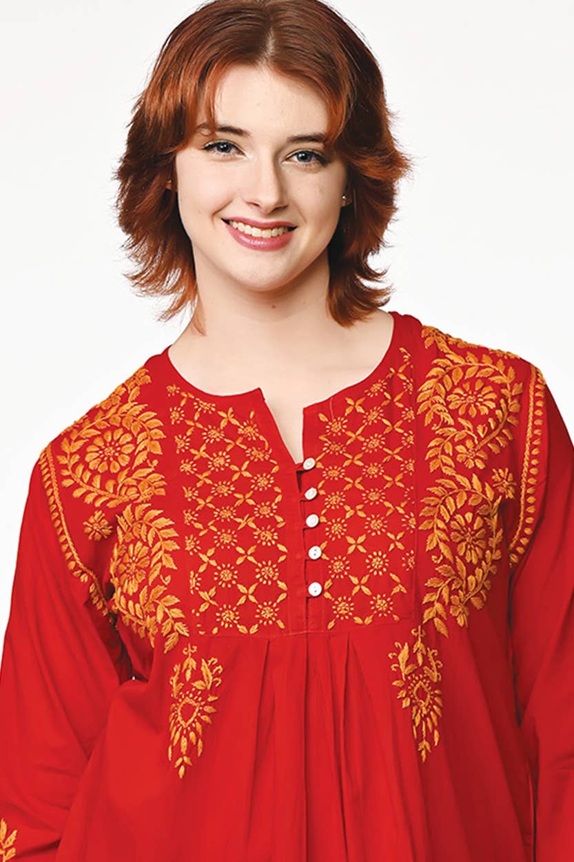 Vidya Embroidered Tunic