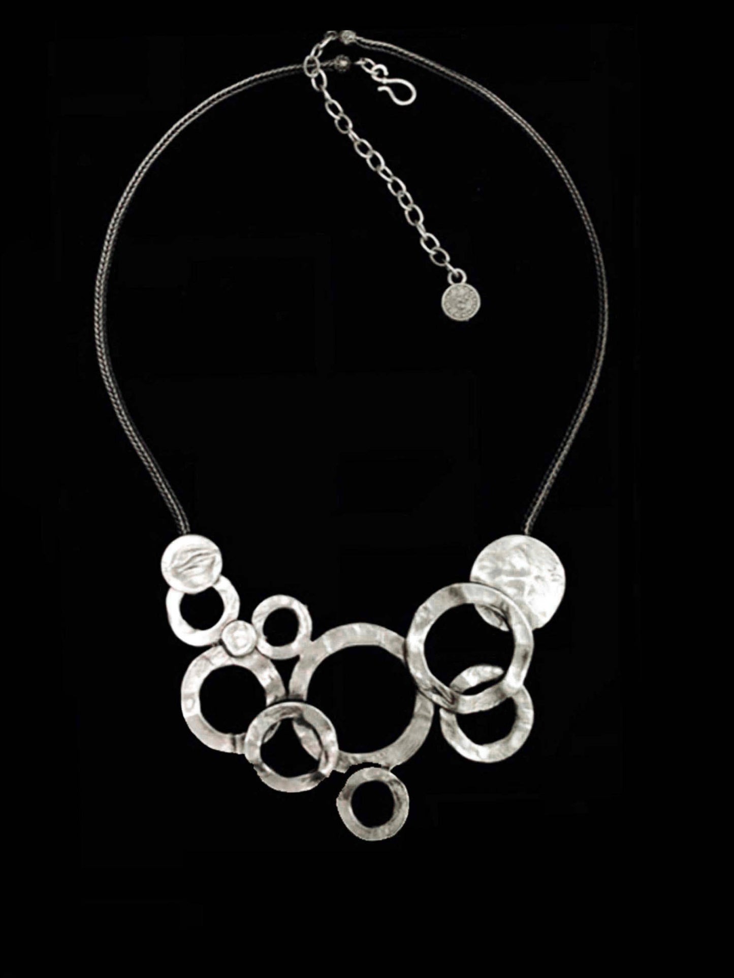 Handmade Pewter Necklace - 014-1014B