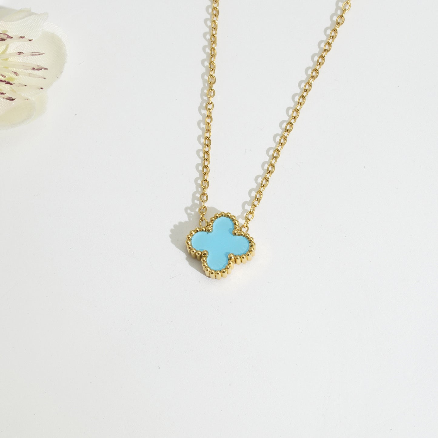 Clover Necklace Gold & Silver