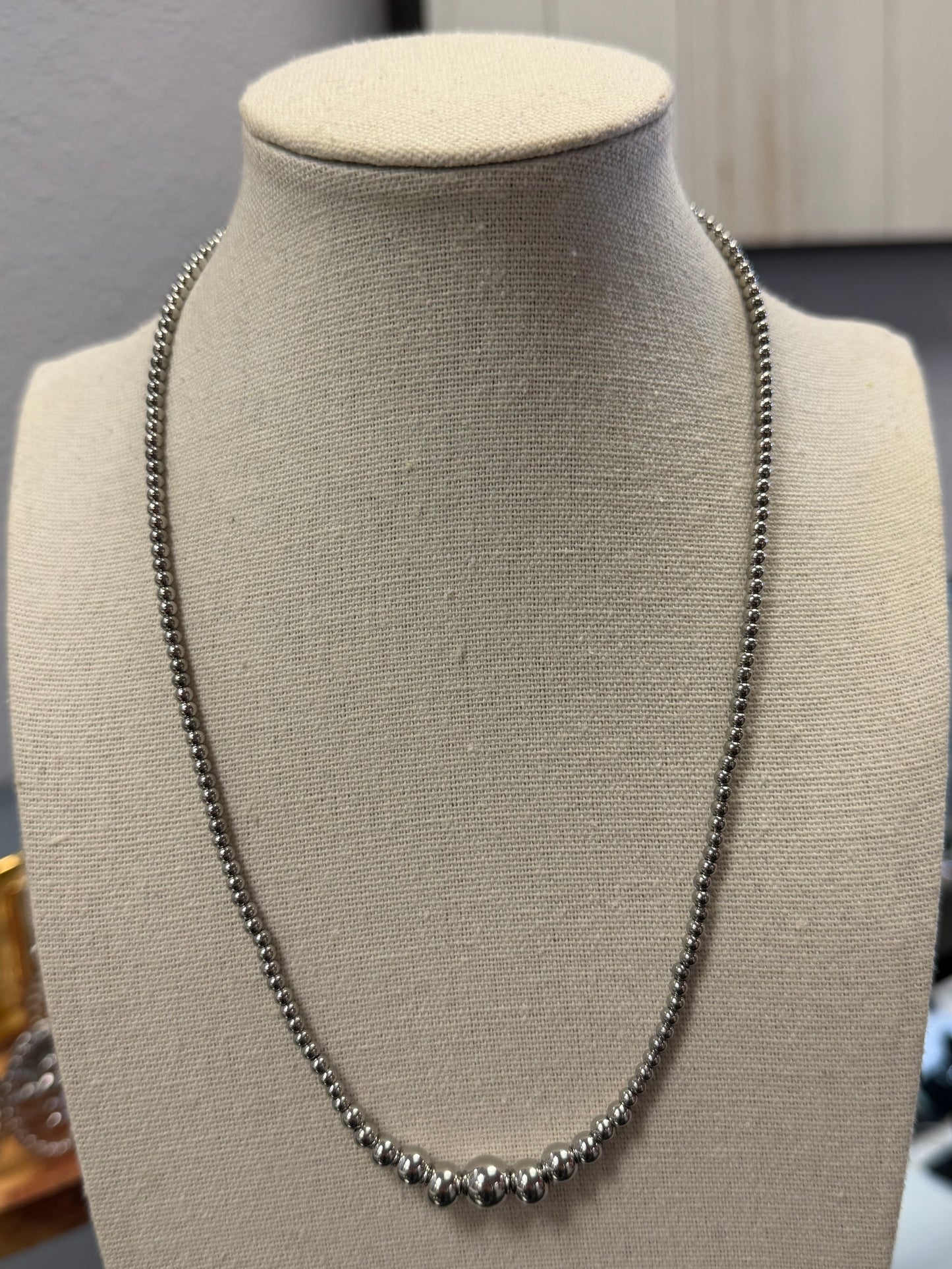 Stainless Beaded Graduation Necklaces