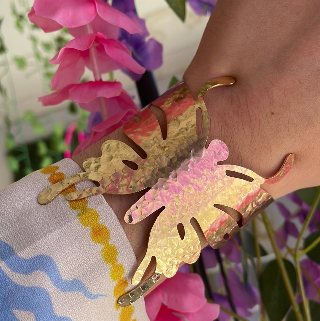 Hammered Butterfly Cuff