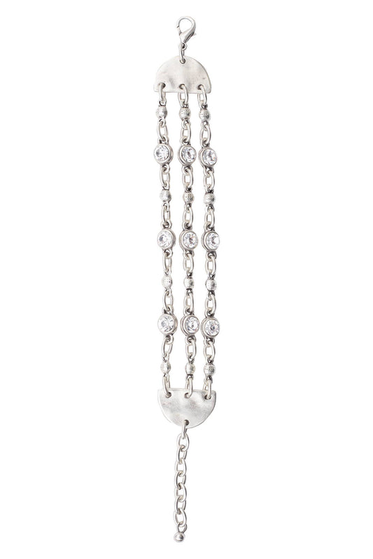 Handmade Pewter Bracelet - 2833