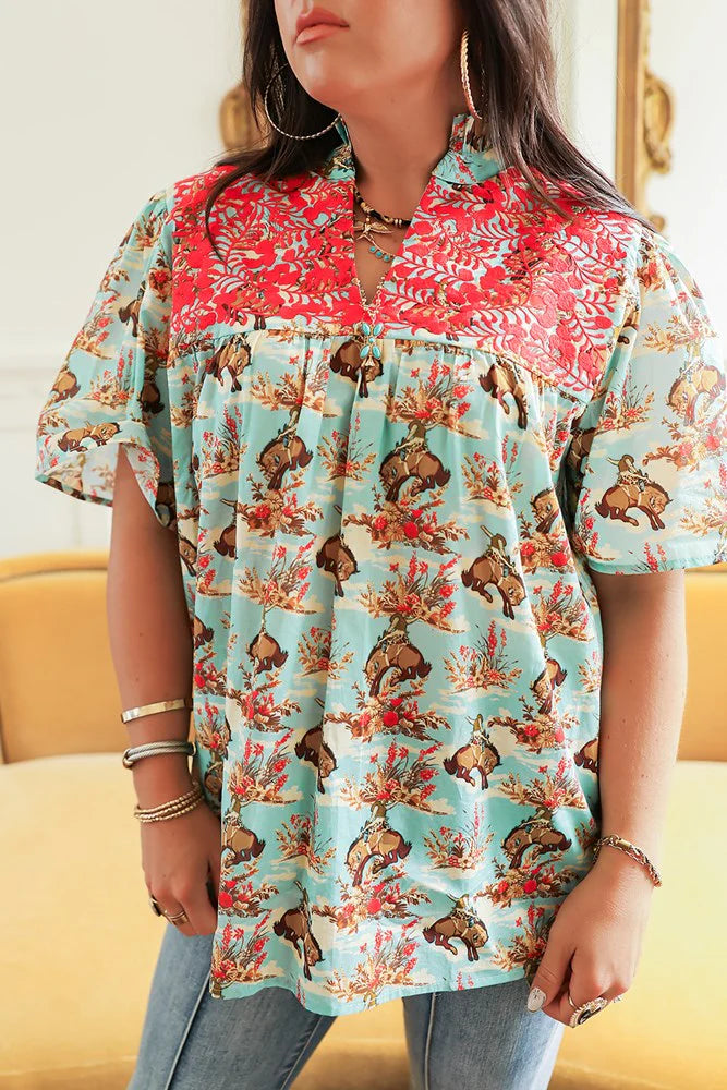 Reece Top - Buckin Horse