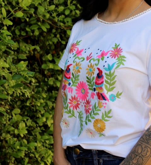 Fiesta Embroidery T-Shirt