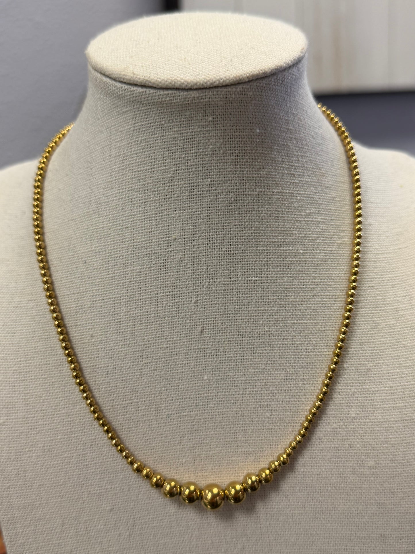 Stainless Beaded Graduation Necklaces