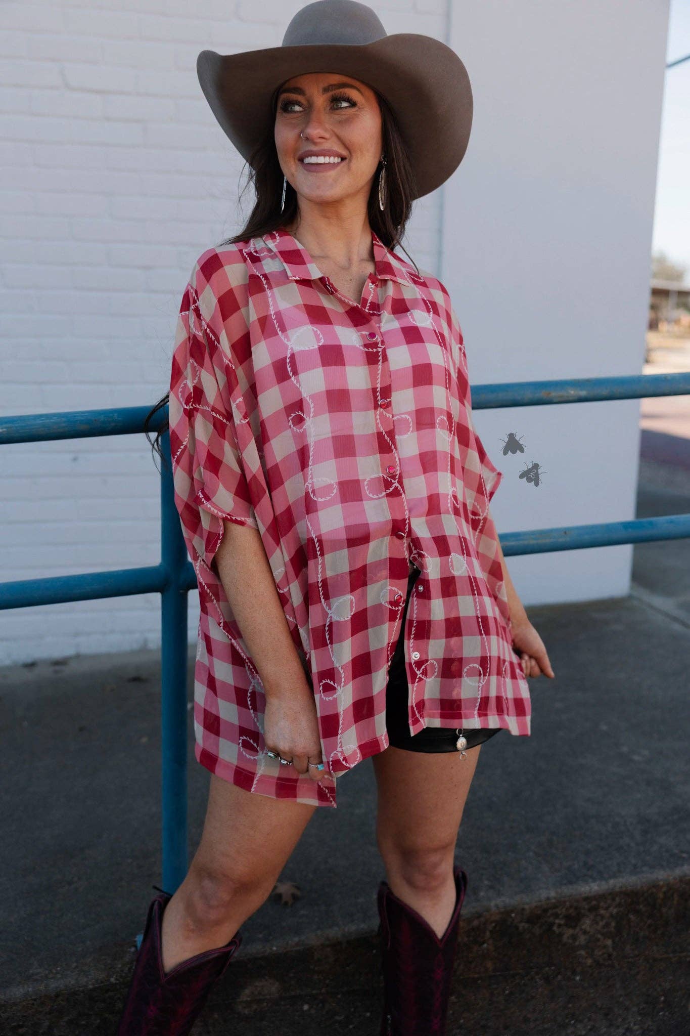 SQUARE DANCE *GINGYROPE: L/XL