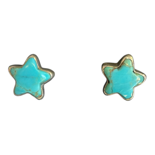 925 Sterling Silver Turquoise Stud Earrings
