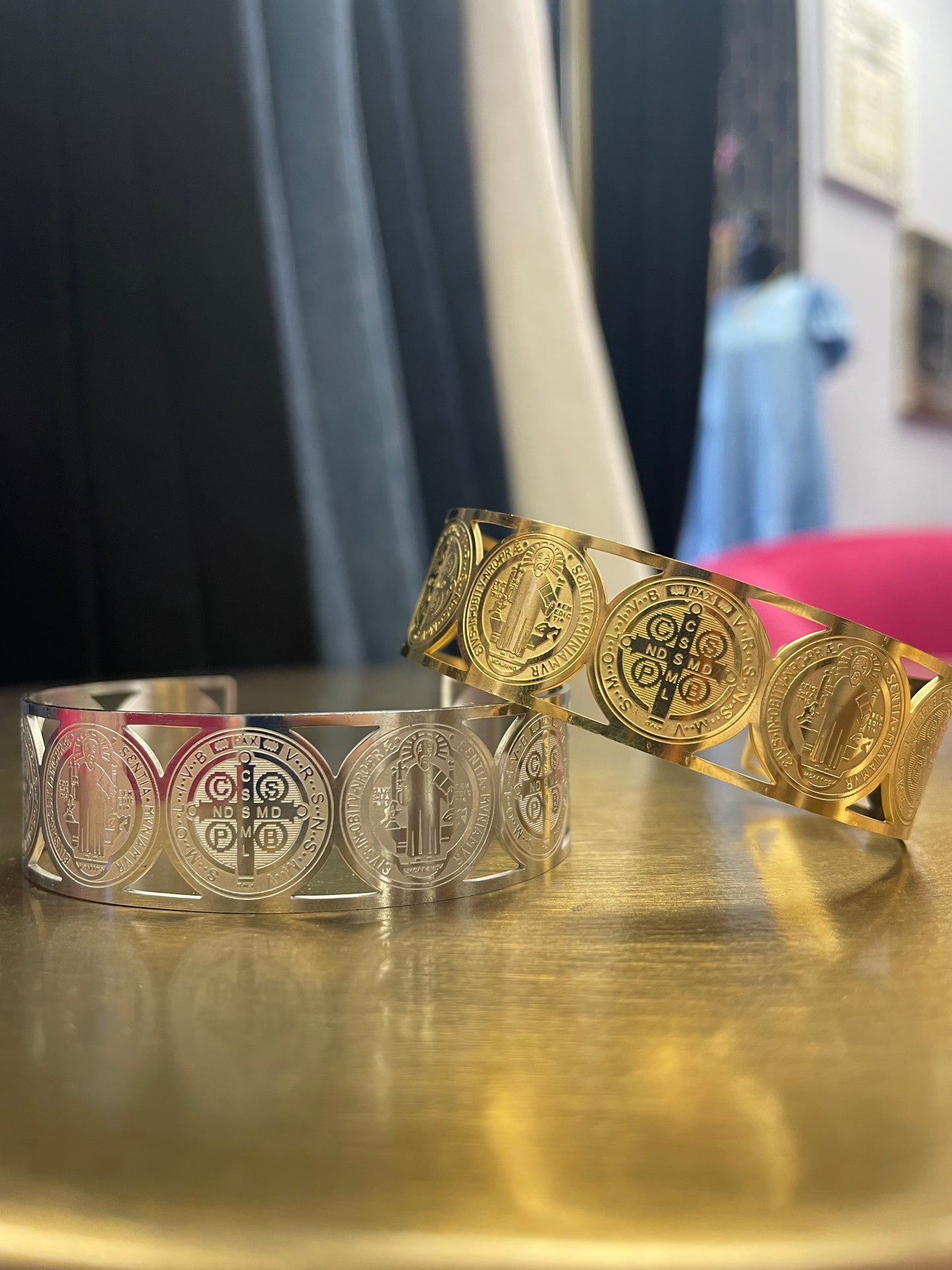 Saint Benedict Cuff Bracelet