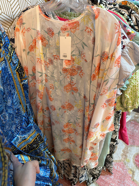 Floral Duster Cardigan