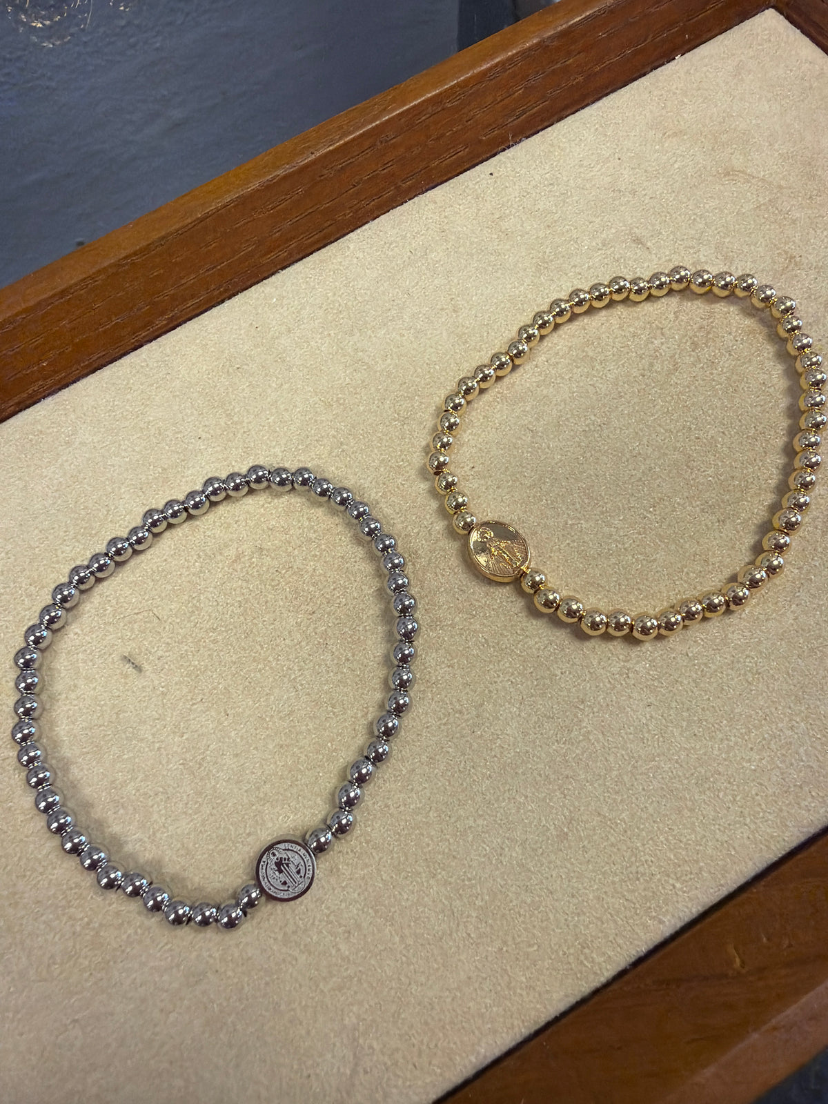 Beaded Religious Bracelet