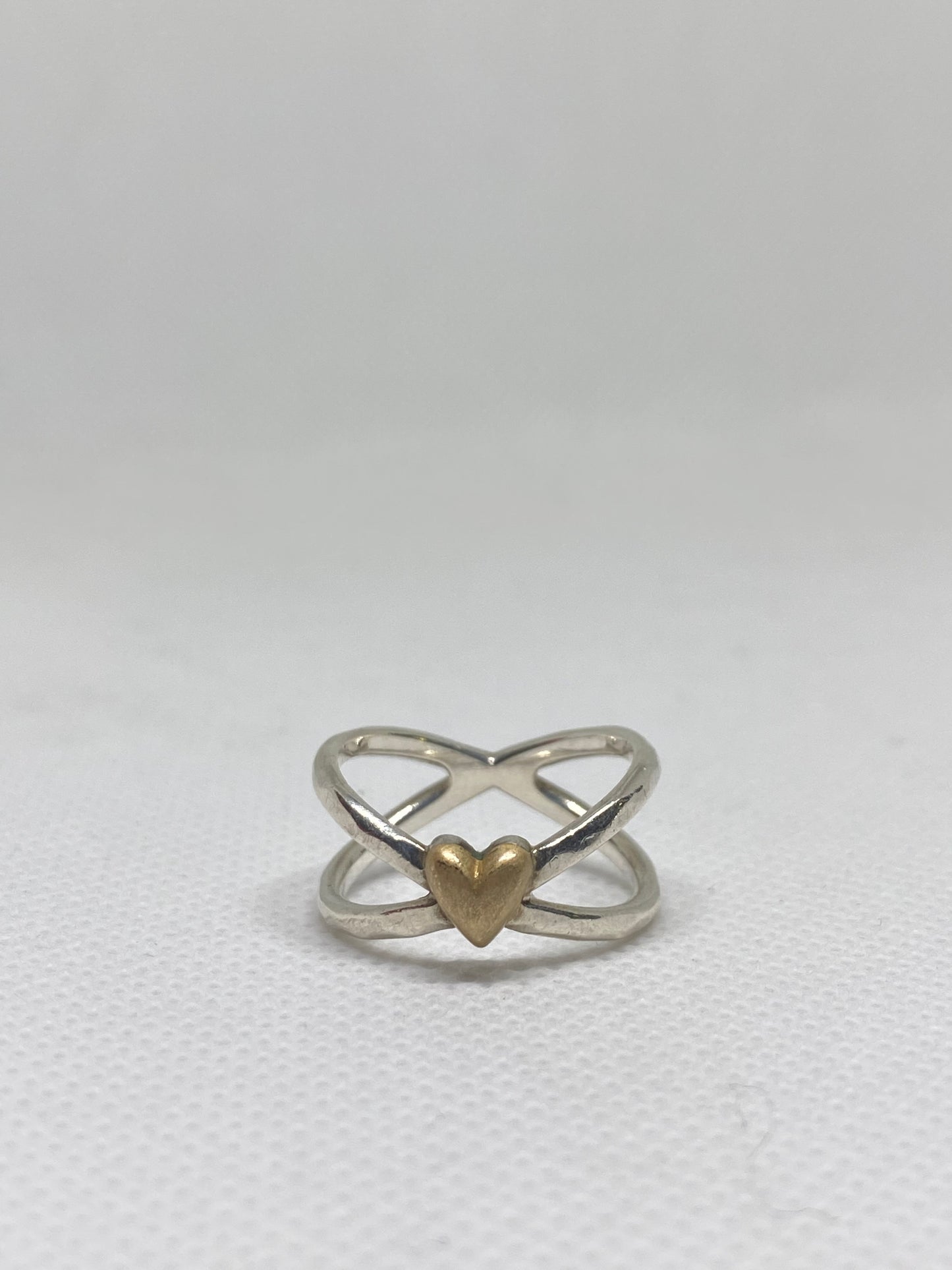 James Avery Cross Your Heart Ring Size 6.5