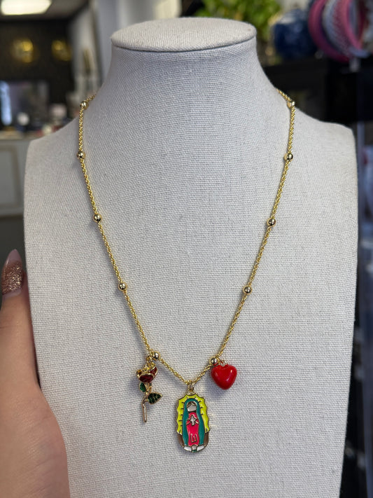 Colorful Mary Beaded Necklace