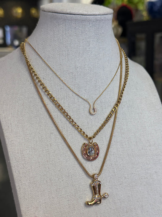 Rodeo Time Jewelry Selection Gold Stainless