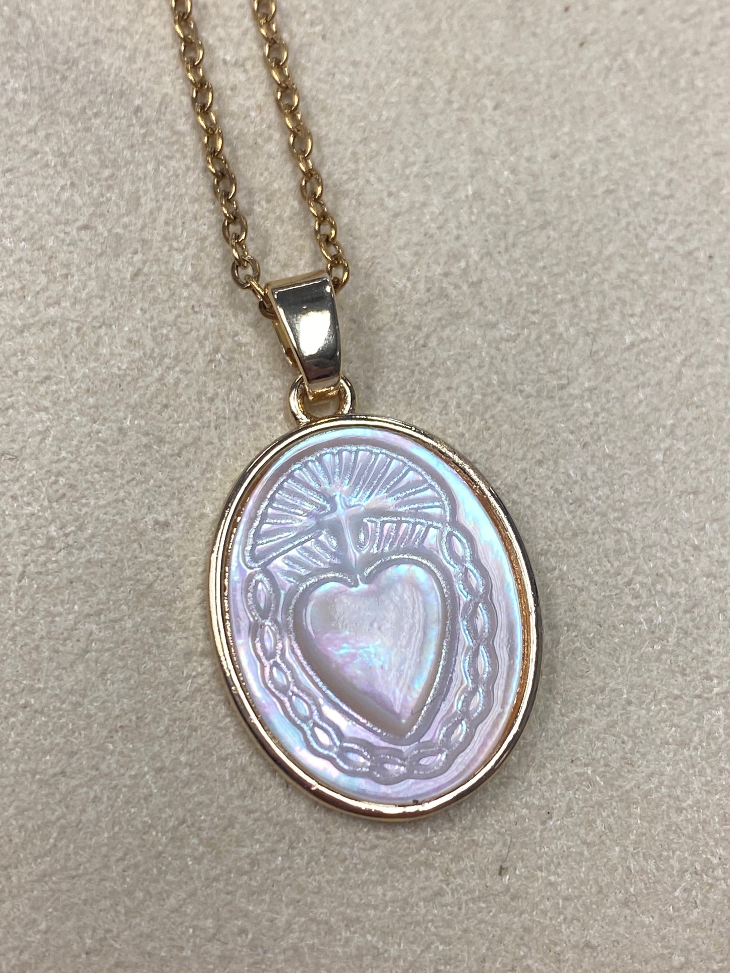 ￼ Sacred Heart Necklace