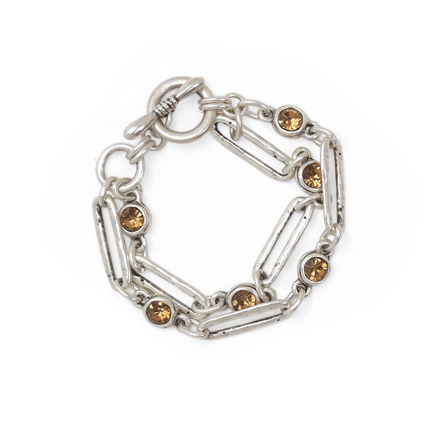 Handmade Pewter Bracelet - 2820