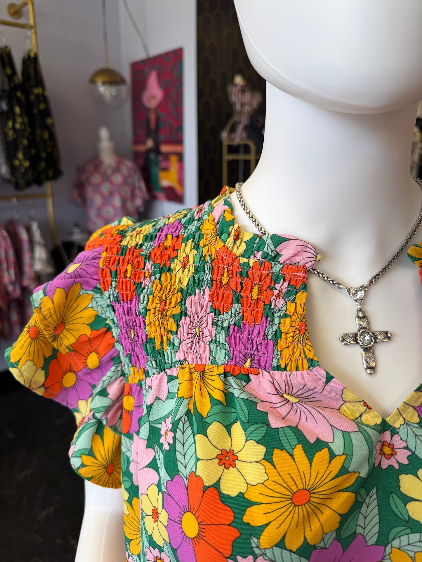 Floral Printed York Top