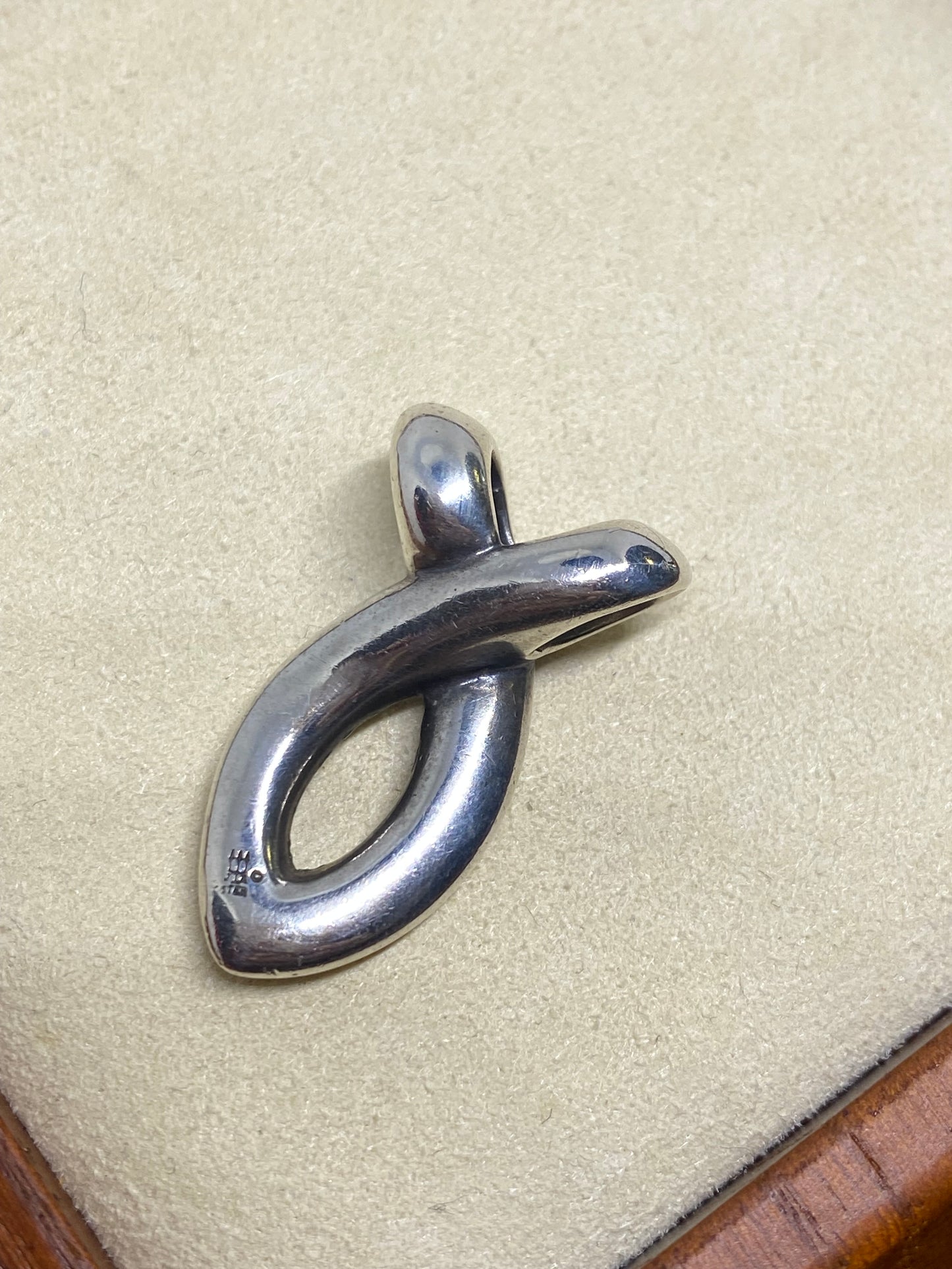 James Avery Retired Ichthus Fish Pendant