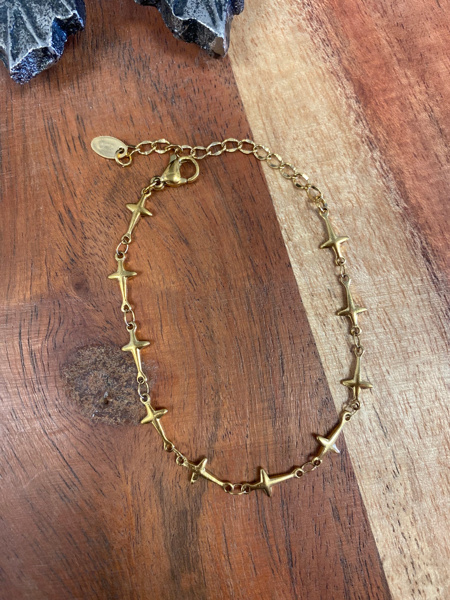 Cross Stainless Steel Multi Bracelet