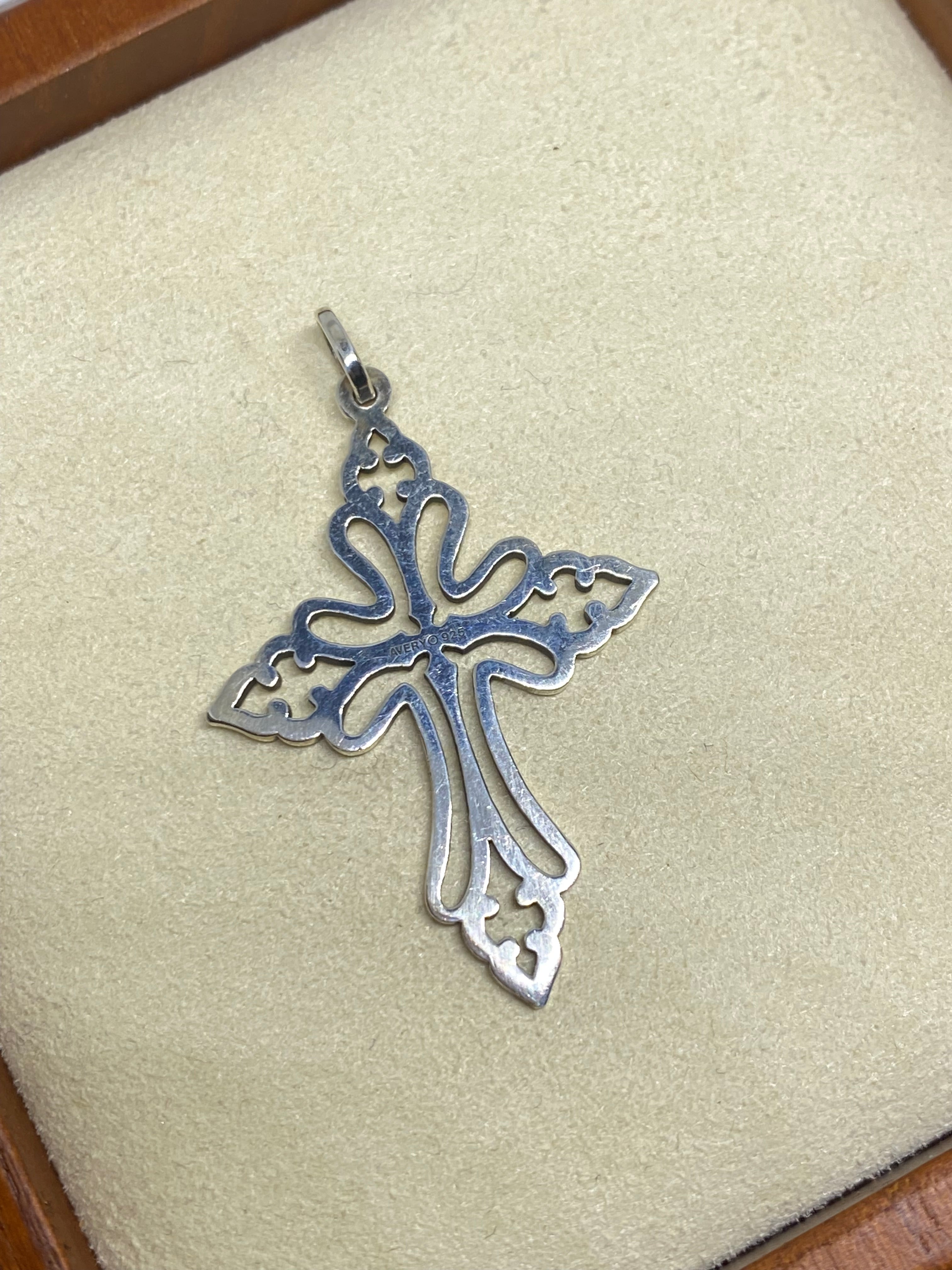 James Avery St. 2024 Cecilia retired cross pendant