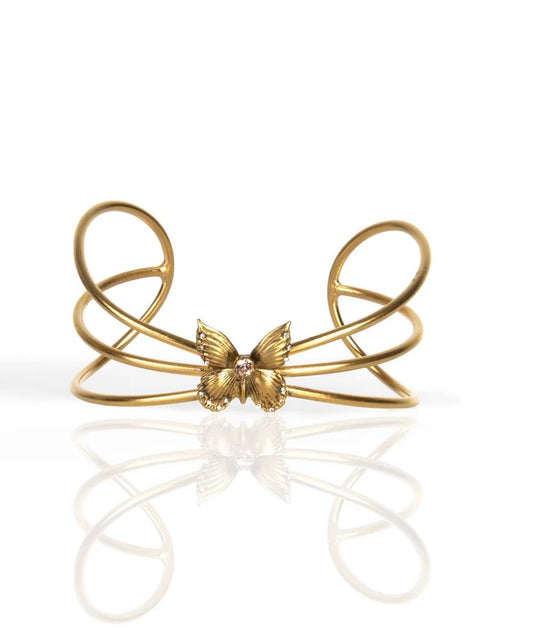 Butterfly Cuff - Gold