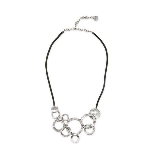 Handmade Pewter Necklace - 014-1014B