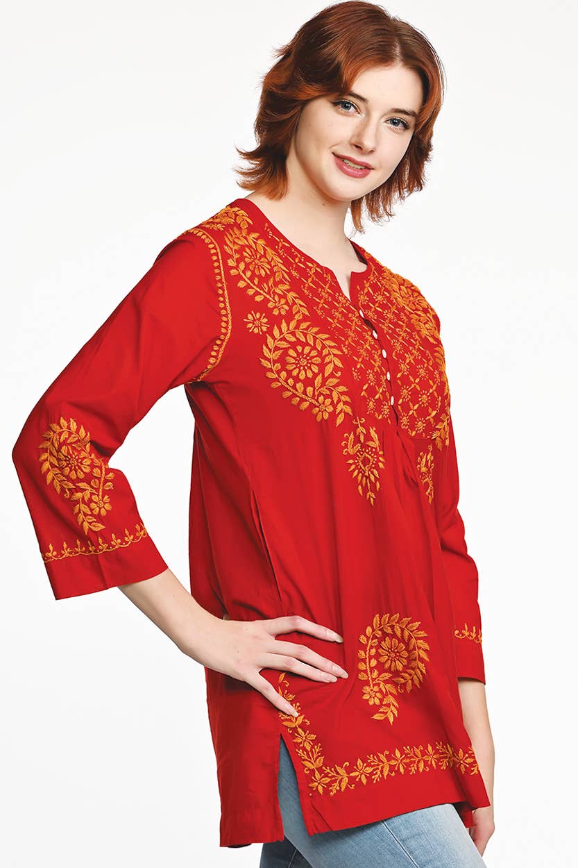 Vidya Embroidered Tunic