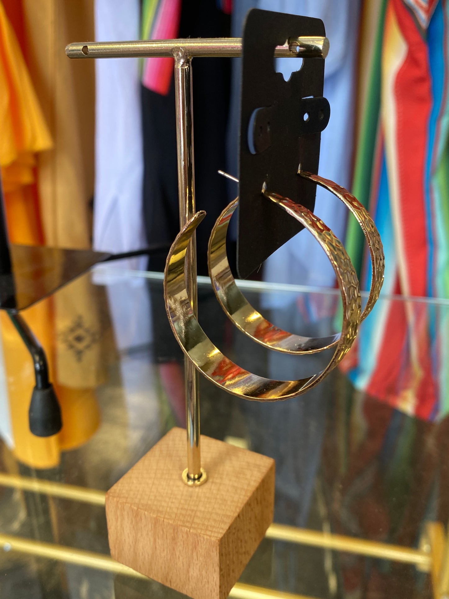 Large Hammered Hoop