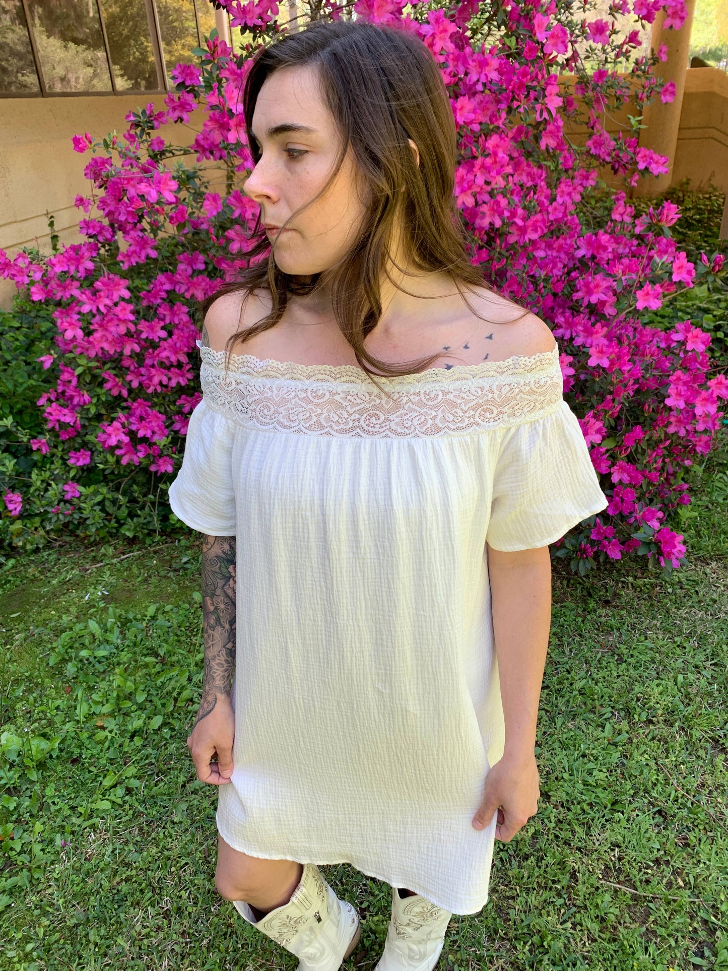 Odessa Off The Shoulder Midi Dress