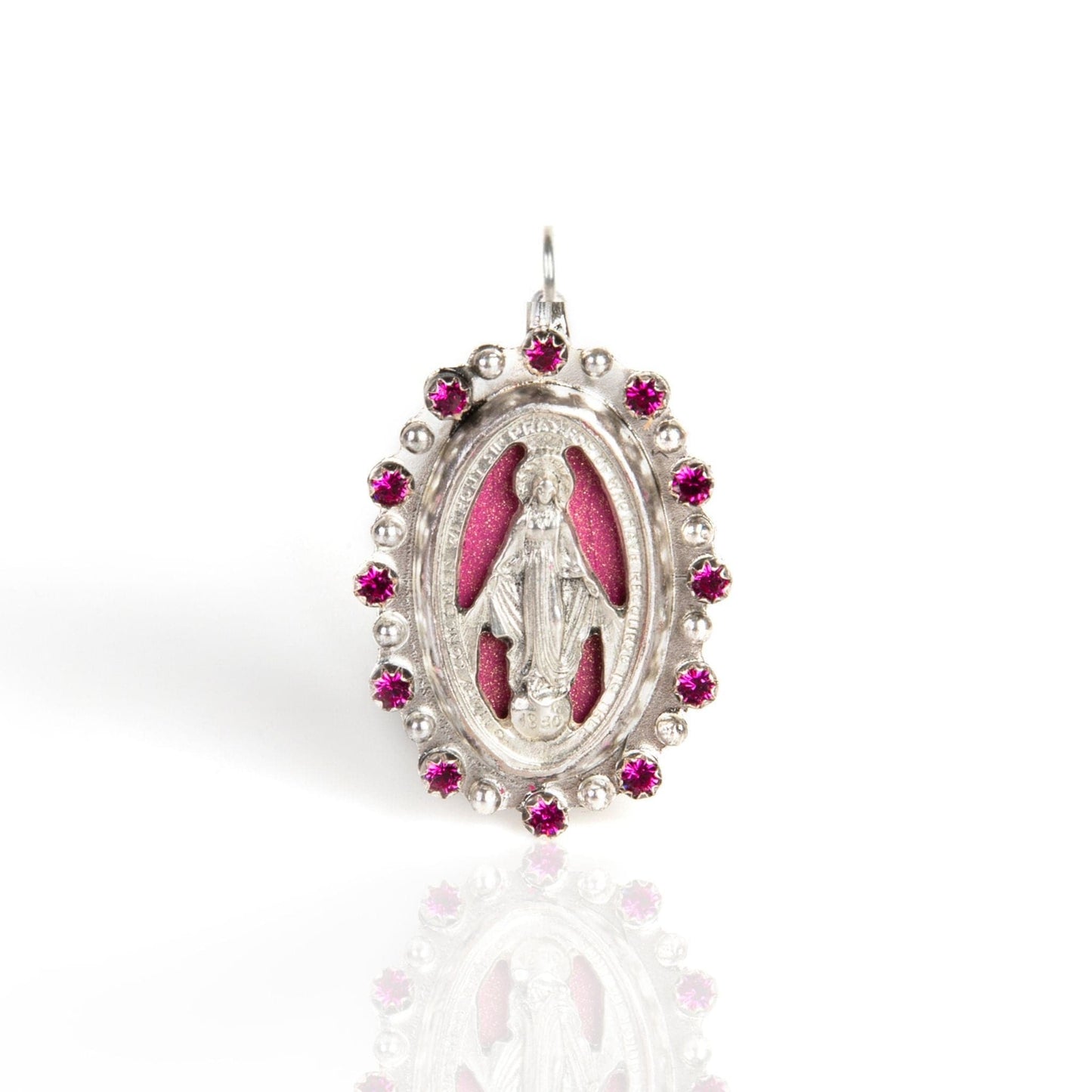 Milagrosa Charm in Pink Silver / Milagrosa