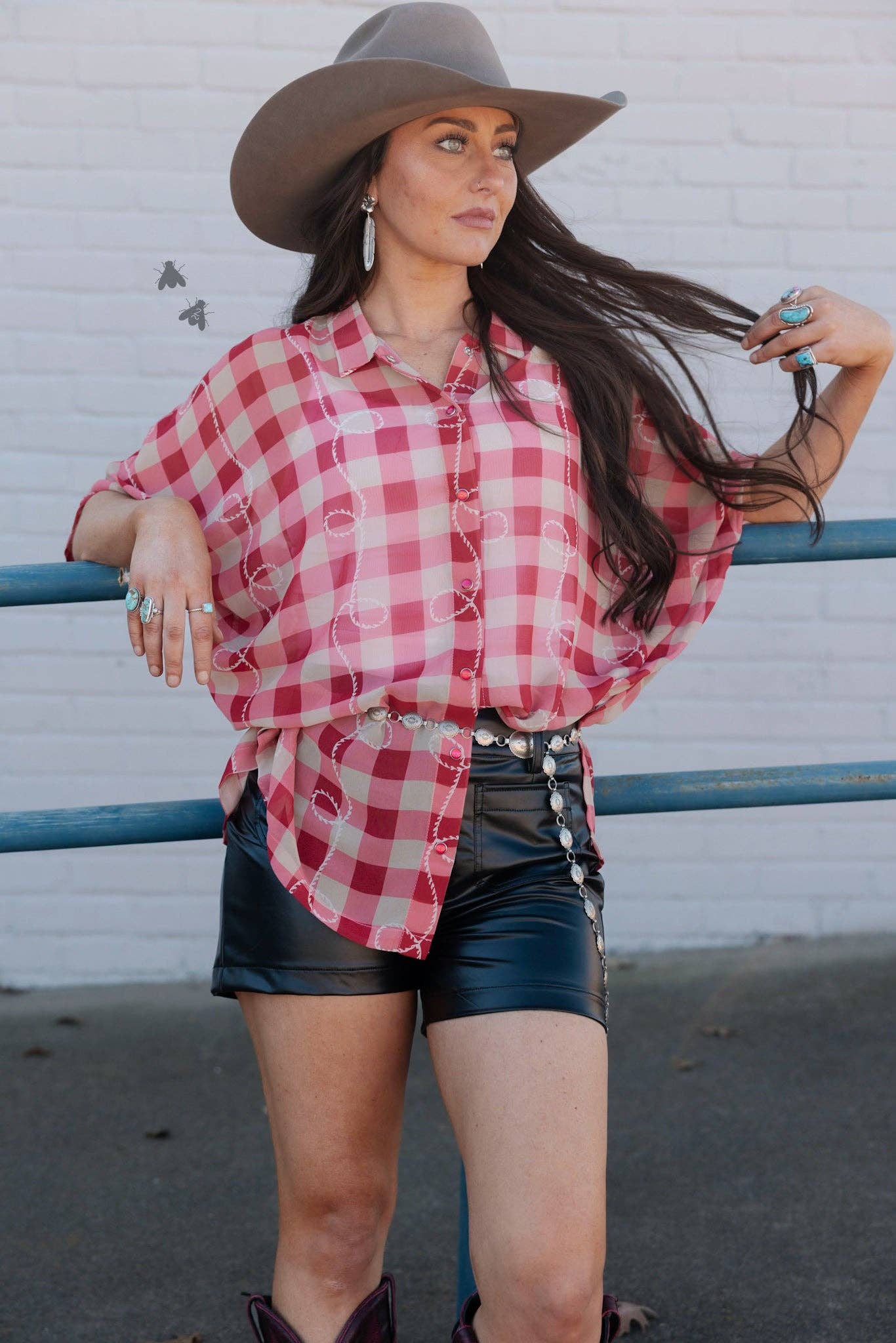 SQUARE DANCE *GINGYROPE: L/XL
