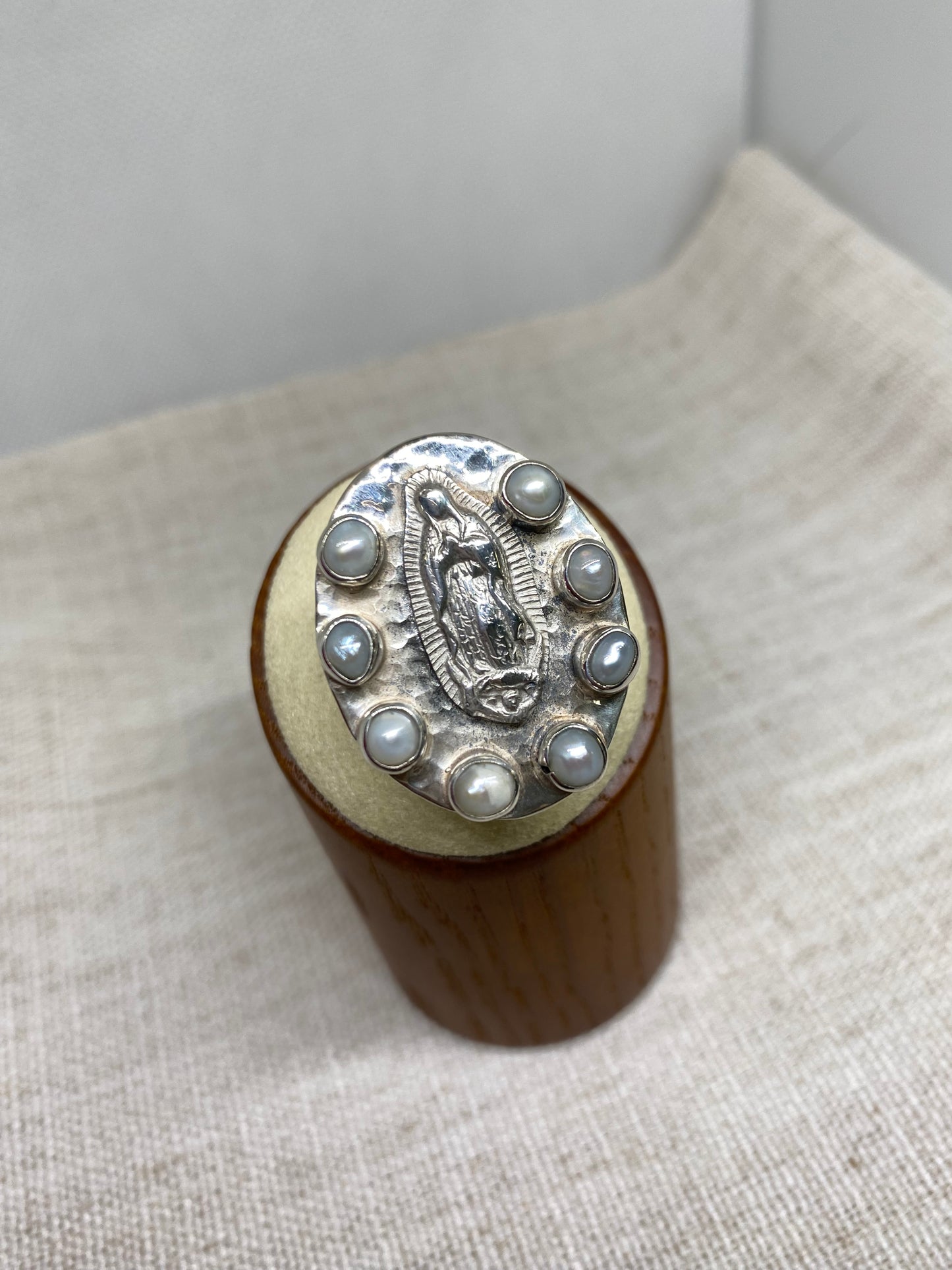 Guadalupe ￼Silver Ring Size 7