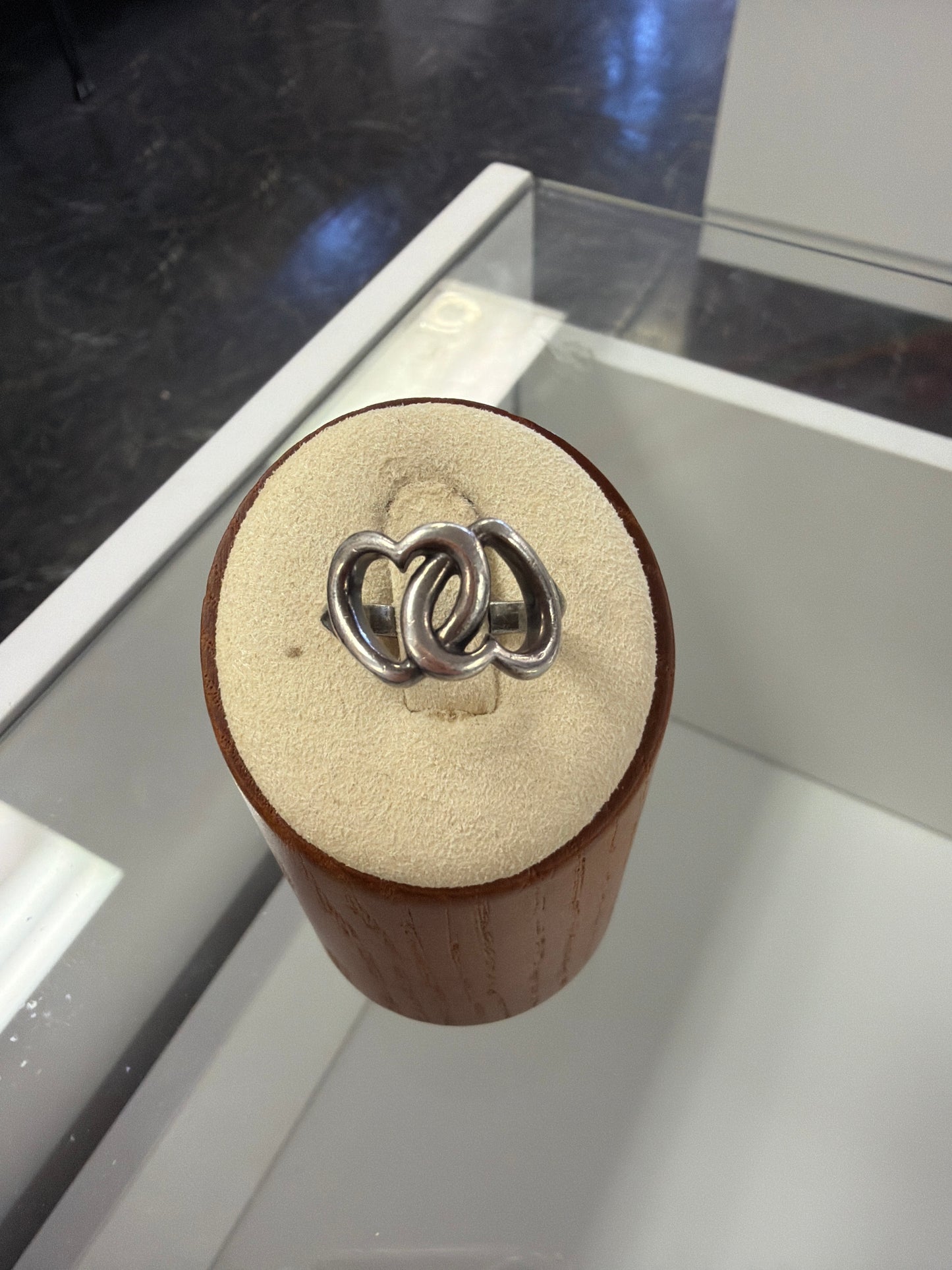 James Avery Double Linked Hearts Size 4 & Half