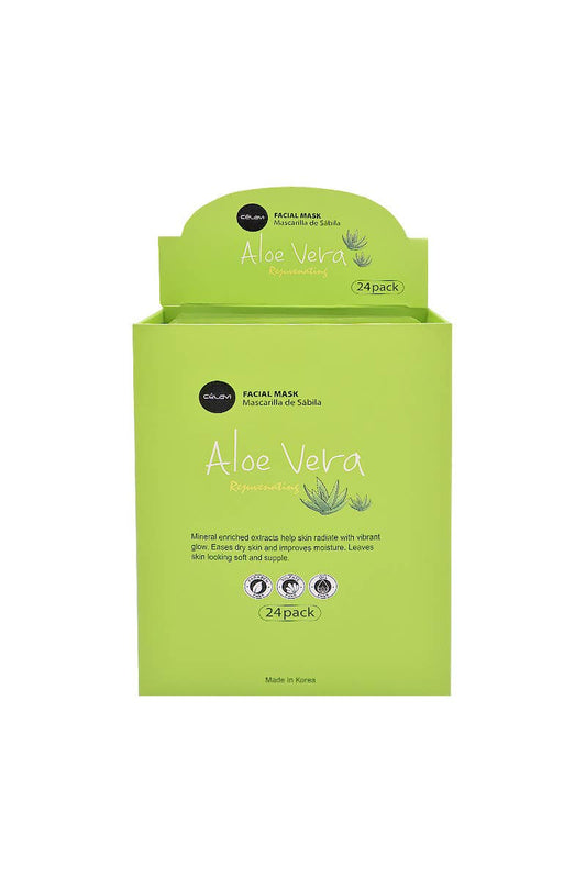 Celavi MK014 Aloe Vera Facial Mask Rejuvenating - 24pc