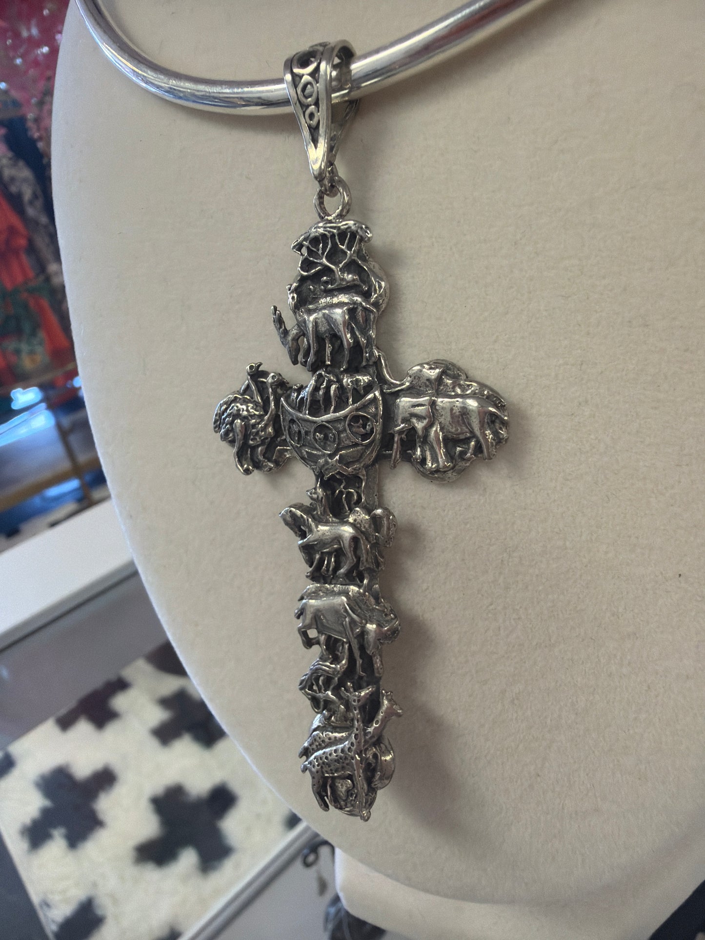 Sterling Silver Noah’s Ark Pendant ￼