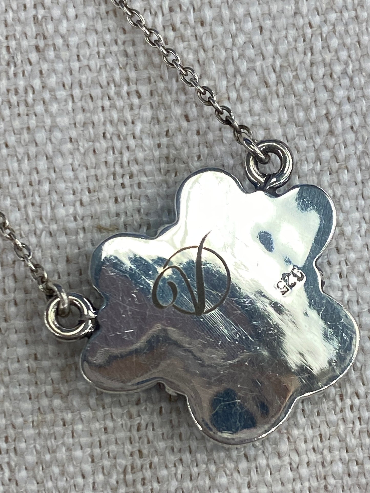 Kingman Turquoise Fancy Silver Paw Necklace